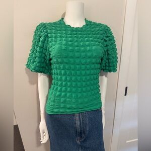 Anthropologie Textured Puff Sleeve - NWT!